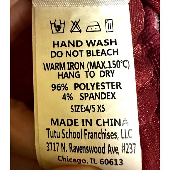 Tutu School Pink Ballerina Dress Girls 4/5 | Shimmery Rose Ballet Costume with F - Picture 10 of 11